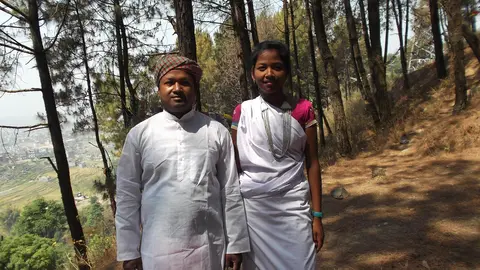 Rev. Triyogi Narayan Chaudhary and Kalpna  Chaudhary