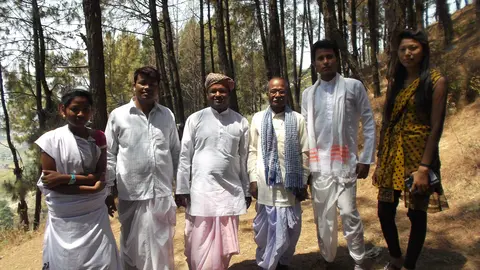 From left  1. Kalpna 2. Shambhu 3. Triyogi 4. Manbodh 5. Dinesh 6. Aruna